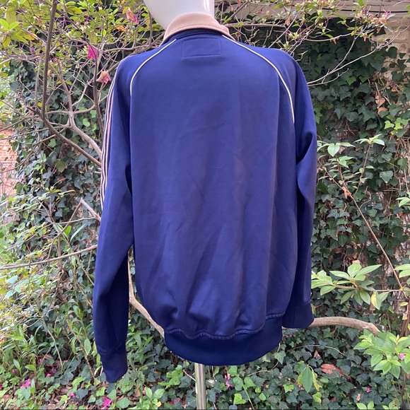 American Eagle Outfitters Blue Beige White Zipper Jacket Size Large - Picture 7 of 9